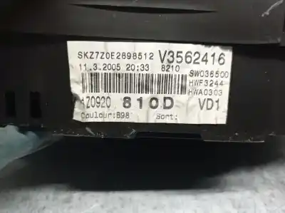 Автозапчасти б/у приборная доска за skoda octavia ii (1z3) 1.9 tdi ссылки oem iam 1z0920810d v3562413 1z0920810d Автозапчасти б/у приборная доска за skoda octavia ii (1z3) 1.9 tdi ссылки oem iam 1z0920810d v3562413 1z0920810d