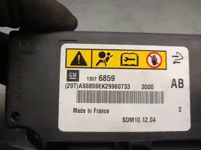 Автозапчасти б/у блок управления подушками безопасности за opel meriva b monospace (s10) 1.7 cdti (75) ссылки oem iam 13576859  
