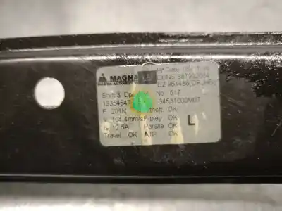 Second-hand car spare part driver left window regulator for opel meriva b monospace (s10) 1.7 cdti (75) oem iam references 13354547  140342