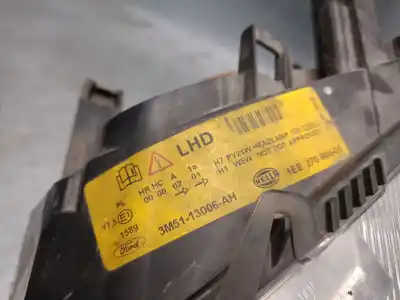 Second-hand car spare part left headlight for ford focus c-max (cap) 1.6 tdci cat oem iam references 3m5113006ah 1ee27060001 hella 1347463