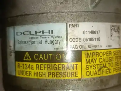 Pezzo di ricambio per auto di seconda mano compressore aria condizionata per renault scénic i monospace (ja0/1_, fa0_) 1.6 (ja00, ja16, ja15, ja19, ja1v, ja2b, ja2c, ja0b,... riferimenti oem iam 01140017  8200316164