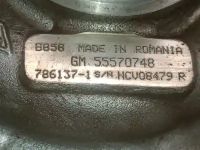 Автозапчастина б/у турбонагрузник для opel insignia a (g09) 2.0 cdti (68) посилання на oem iam 55570748 7861371 garrett 5860381