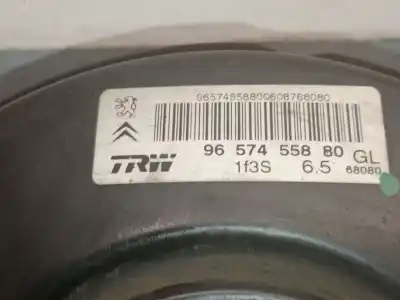 Автозапчастина б/у гальмівний серво для peugeot 207/207+ (wa_, wc_) 1.6 hdi посилання на oem iam 9657455880 68080 trw 4535w3