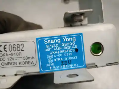 Автозапчасти б/у закрытый распределительный щит за ssangyong rexton / rexton ii (gab_) 2.7 xdi ссылки oem iam 8712008200  