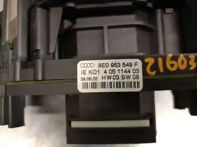 Second-hand car spare part headlights switch for audi a4 b6 avant (8e5) 1.9 tdi oem iam references 8e0953549f  8e0953513a