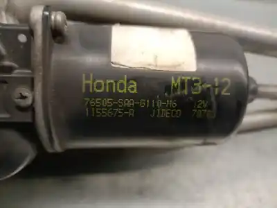 Автозапчасти б/у мотор переднего стеклоочистителя за honda jazz ii (gd_, ge3, ge2) 1.2 i-dsi (gd5, ge2) ссылки oem iam 76505saag110  76530saag01