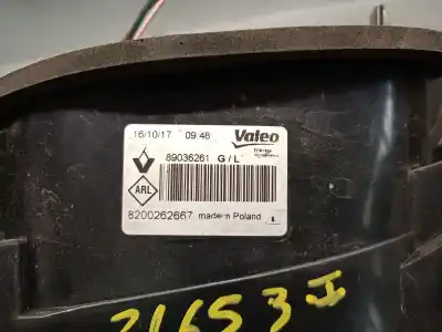 Автозапчасти б/у левый задний фонарь за renault laguna ii (bg0/1_) 1.9 dci (bg1a, bg1w, bg0g) ссылки oem iam 8200262667 89036261 valeo 8200262667