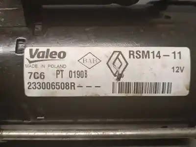 Автозапчасти б/у двигатель запускается за renault captur i (j5_, h5_) 1.5 dci 90 ссылки oem iam 233006508r rsm1411 valeo 233008223r