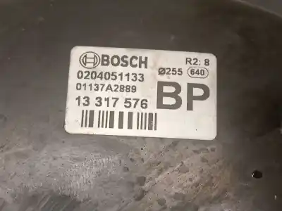 Second-hand car spare part brake servo for opel corsa d (s07) 1.3 cdti (l08, l68) oem iam references 13317576 0204051133 bosch 544098 - 93167537