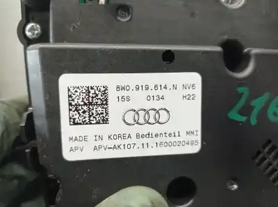 Автозапчастина б/у многофункційне управління для audi a4 b9 (8w2, 8wc) 2.0 tdi quattro посилання на oem iam 8w0919614n 15s0134h22 8w0919614n