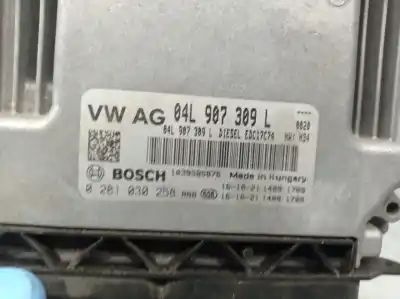 Автозапчастина б/у ебу контролер двигуна для audi a4 b9 (8w2, 8wc) 2.0 tdi quattro посилання на oem iam 04l907309l 0281030258 bosch 