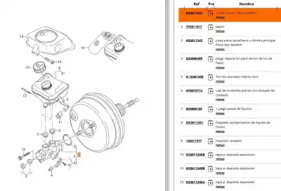 Автозапчастина б/у гальмівний насос для audi a4 b9 (8w2, 8wc) 2.0 tdi quattro посилання на oem iam 8w0611021  8w0611021