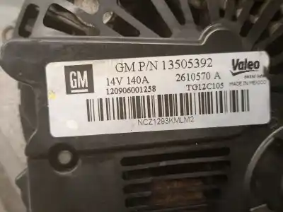 Pièce détachée automobile d'occasion alternateur pour opel corsa d (s07) 1.3 cdti (l08, l68) références oem iam 13505392 2610570a 1202341 - 95515971