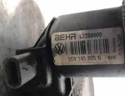Автозапчастина б/у інтеркулер для volkswagen passat b6 variant (3c5) 2.0 tdi посилання на oem iam 3c0145805g l3398000 behr 