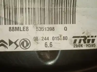 Автозапчастина б/у гальмівний серво для peugeot 208 ii (ub_, up_, uw_, uj_) 1.2 puretech 100 посилання на oem iam 9824401580 5351398q trw 1643581280
