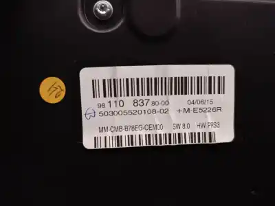 Second-hand car spare part dashboard for citroen c4 picasso ii 1.2 thp 130 oem iam references 9811083780  9811083780