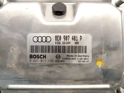 Pezzo di ricambio per auto di seconda mano centralina motore per audi a6 c5 (4b2) 2.5 tdi riferimenti oem iam 8e0907401p 0281011136 bosch 