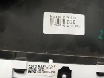 Автозапчастина б/у панель інструментів для kia stonic (yb) 1.0 t-gdi посилання на oem iam 94003h8160  94003h8160