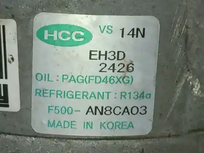 Pezzo di ricambio per auto di seconda mano compressore aria condizionata per kia cee'd fastback (ed) 1.6 crdi 115 riferimenti oem iam f500an8ca03 14neh3d2426 hcc 977012h240