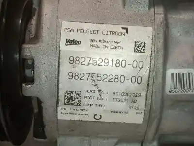 Автозапчасти б/у компрессор кондиционера воздуха за citroen c4 picasso ii 1.2 thp 130 ссылки oem iam 9827529180 t73521ad valeo 9827529180