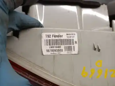 Автозапчастина б/у правий ліхтар для peugeot 308 sw ii (lc_, lj_, lr_, lx_, l4_) 1.5 bluehdi 130 посилання на oem iam 9678093880  9678093880