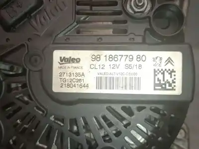 Pezzo di ricambio per auto di seconda mano alternatore per citroen c4 picasso ii 1.2 thp 130 riferimenti oem iam 9818677980 2713135a valeo 9818677980