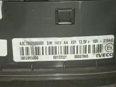 Автозапчастина б/у панель інструментів для iveco daily vi furgón naturalpower 35s14, 35c14, 40c14, 50c14, 60c14, 65c14,... посилання на oem iam 5802855008  5802855008
