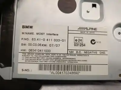 Second-hand car spare part electronic module for bmw 5 (e60) 520 d oem iam references 65410411033  