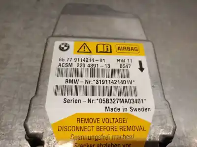 Second-hand car spare part airbag control unit for bmw 5 (e60) 520 d oem iam references 65779114214 220439113 