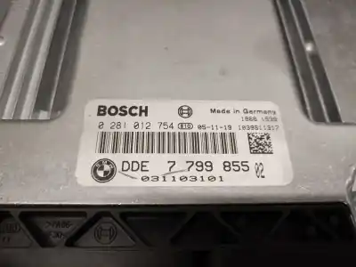 Second-hand car spare part ecu engine control for bmw 5 (e60) 520 d oem iam references 7799855 0281012754 bosch 