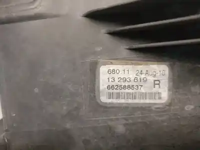 Second-hand car spare part right fog light for opel astra j (p10) 1.7 cdti (68) oem iam references 662588537  13293619