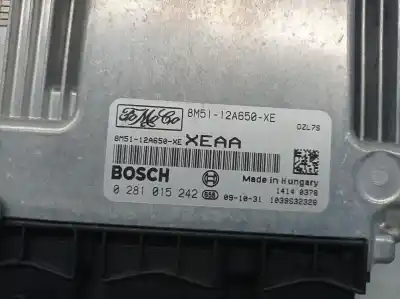 Автозапчасти б/у блок управления двигателем за ford focus lim. (cb4) 1.6 tdci cat ссылки oem iam 8m5112a650xe 0281015242 bosch 
