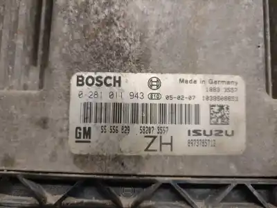 Second-hand car spare part ecu engine control for opel astra h (a04) 1.7 cdti (l48) oem iam references 55556829 0281011943 bosch 