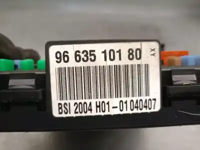 Second-hand car spare part fuse box unit for citroen c4 picasso i monospace (ud_) 1.6 hdi oem iam references 9663510180  