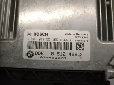 Автозапчастина б/у ебу контролер двигуна для bmw x1 (e84) sdrive 18 d посилання на oem iam 8512499 0281017551 bosch 