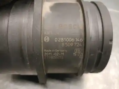 Автозапчастина б/у витратомір повітря для bmw x1 (e84) sdrive 18 d посилання на oem iam 8509724 0281006146 bosch 13628509724