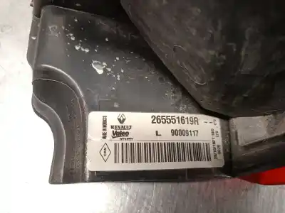 Автозапчасти б/у левый задний фонарь за dacia dokker express furgoneta/monovolumen 1.5 dci 75 / blue dci 75 (fejw, feah) ссылки oem iam 265551619r 90009117 valeo 265551619r