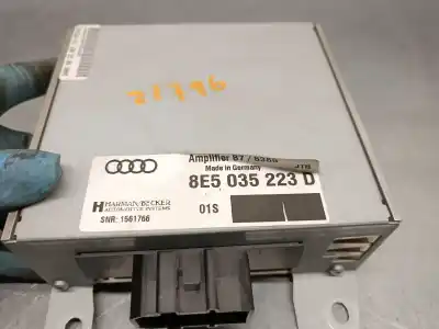 Second-hand car spare part antenna amplifier for audi a4 b7 (8ec) 2.0 tdi 16v oem iam references 8e5035223d  8e5035223d
