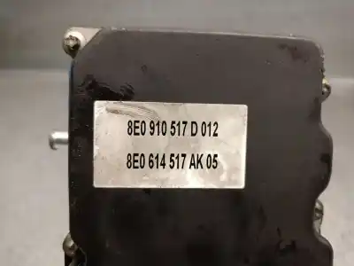 Автозапчасти б/у абс за audi a4 b7 (8ec) 2.0 tdi 16v ссылки oem iam 8e0910517ak 0265234336 8e0614517ba