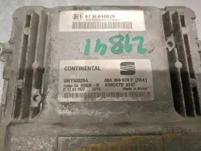 Second-hand car spare part ecu engine control for seat altea xl (5p5, 5p8) 1.6 lpg oem iam references 6a906070f  