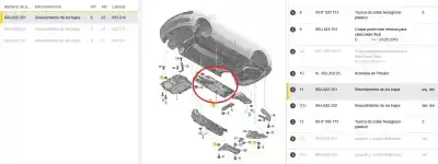 Piesă de schimb auto la mâna a doua scut motor pentru skoda rapid spaceback (nh1) 1.6 tdi referințe oem iam 6ra825201  6ra825201