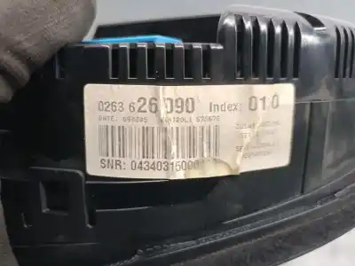 Pezzo di ricambio per auto di seconda mano pannello degli strumenti per audi a4 b7 (8ec) 2.0 tdi 16v riferimenti oem iam 8e0920901d 0263626090 bosch 8e0920901hx