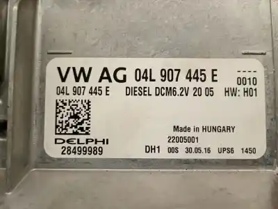 Автозапчасти б/у блок управления двигателем за seat ateca (kh7, khp) 1.6 tdi ссылки oem iam 04l907445e  