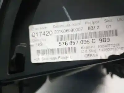 Автозапчастина б/у бардачок для seat ateca (kh7, khp) 1.6 tdi посилання на oem iam 576857095c  576857095e