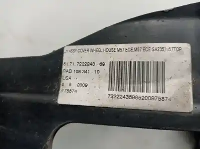 Peça sobressalente para automóvel em segunda mão cave de roda dianteira esquerda por bmw x5 (e70) xdrive 35 d referências oem iam 51717222243  51717169413