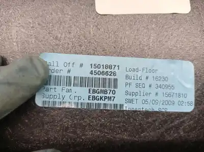 Peça sobressalente para automóvel em segunda mão chapeleira por bmw x5 (e70) xdrive 35 d referências oem iam 51477253872  51477253872