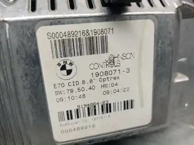 Peça sobressalente para automóvel em segunda mão display gps / multimídia por bmw x5 (e70) xdrive 35 d referências oem iam 919406403