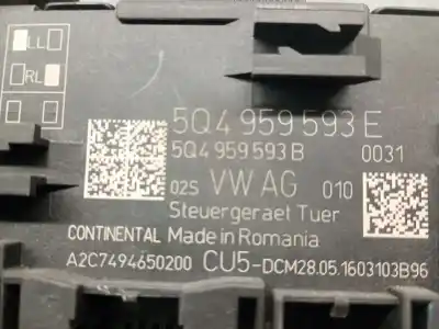 Автозапчастина б/у модуль комфорт для seat ateca (kh7, khp) 1.6 tdi посилання на oem iam 5q4959593e  5q4959593e