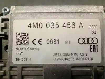 Автозапчастина б/у антена для seat ateca (kh7, khp) 1.6 tdi посилання на oem iam 4m0035456a  4m0035456b