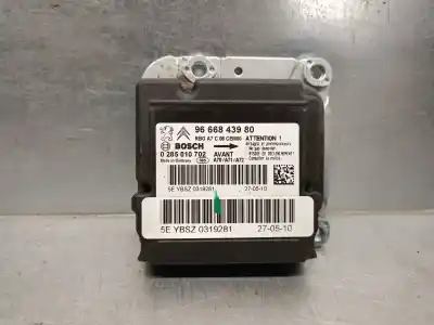 Second-hand car spare part Airbag Control Unit for PEUGEOT 207/207+ (WA_, WC_) 1.4 HDi OEM IAM references 9666843980 0285010702 BOSCH 